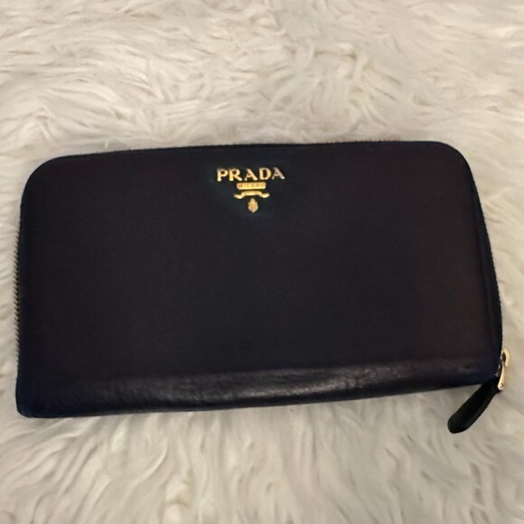 Vintage Prada Long Zipper Wallet 1ML506 - Picture 2 of 11